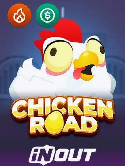 Chicken Road by InOut, game artwork