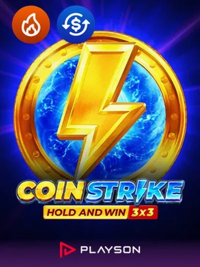 Coin Strike Hold and Win by Playson, game artwork